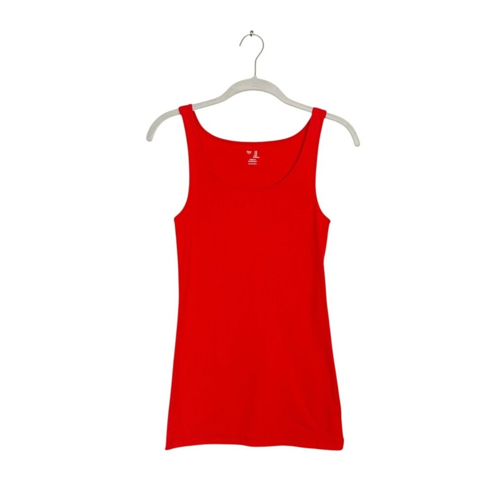 Gap Women's Stretch Scoop Neck Tank in Rose Bush - Sz M